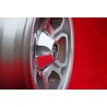 1 jante Vega 6x14 4x108 Alfa 105 Berlina Giulia Coupe Spider GTC silver/diamond cut