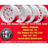 4 cerchi Ronal A1 7x15 4x98 Alfa Romeo  Fiat  Lancia Alfetta Alfetta GT   GTV 33 75 1.6i 1.8i 2.0TDI 90 155 Fiat 124 Cou