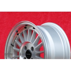 1 cerchio WCHE 7x15 4x108 Audi Audi 80 Audi 90 Typ 81 Audi 85 Audi  89  Cabrio Audi 100 200 Typ 44 silver/diamond cut