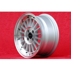 1 cerchio WCHE 7x15 4x108 Audi Audi 80 Audi 90 Typ 81 Audi 85 Audi  89  Cabrio Audi 100 200 Typ 44 silver/diamond cut