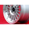 1 cerchio WCHE 7x15 4x108 Audi Audi 80 Audi 90 Typ 81 Audi 85 Audi  89  Cabrio Audi 100 200 Typ 44 silver/diamond cut