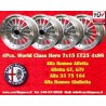 4 Felgen WCHE 7x15 4x98 Alfa Fiat Lancia Alfetta Alfetta GT   GTV 33 75 1.6i 1.8i 2.0TDI 90 164 Giulietta Fiat 124 Coupe