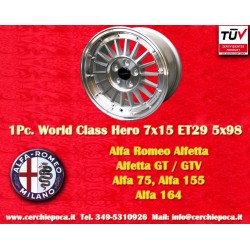 1 Felge WCHE 7x15 5x98 Alfa...