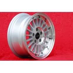 1 Felge WCHE 7x15 5x98 Alfa Romeo Alfetta GTV 2.5 75 1.8T 2.0i 3.0i 156 164 silver/diamond cut