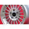 1 cerchio WCHE 7x15 5x98 Alfa Romeo Alfetta GTV 2.5 75 1.8T 2.0i 3.0i 156 164 silver/diamond cut