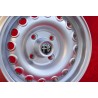 1 cerchio Campagnolo 6x14 4x108 Alfa Romeo Giulia 105 Berlina Coupe Spider GT GTA GTC silver