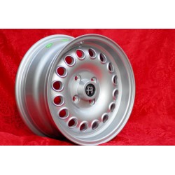 1 cerchio Campagnolo 7x15 4x108 Alfa Romeo 105 Berlina Giulia Coupe Spider GTC silver