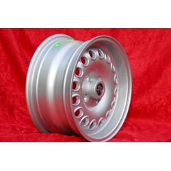 1 cerchio Campagnolo 7x15 4x108 Alfa Romeo 105 Berlina Giulia Coupe Spider GTC silver