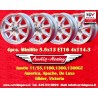 4 cerchi Minilite 5.5x13 4x114.3 Datsun Austin Toyota 120 140 160 180 Toyota Corolla Starlet Carina Austin 1100 1300 130