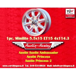 1 wheel Minilite 5.5x15...