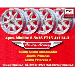 4 wheels Minilite 5.5x15...