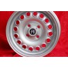 1 cerchio Campagnolo 7x15 4x108 Alfa Romeo 105 Berlina Giulia Coupe Spider GTC silver