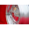 1 wheel Abarth 5x12 4x190 Fiat Autobianchi 500 Bianchina Nuova Cinquecento silver