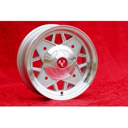 1 wheel Abarth 5x12 4x190 Fiat Autobianchi 500 Bianchina Nuova Cinquecento silver