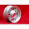 1 cerchio Abarth 5x12 4x190 Fiat Autobianchi 500 Bianchina Nuova Cinquecento silver