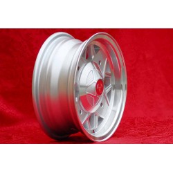 1 wheel Abarth 5x12 4x190 Fiat Autobianchi 500 Bianchina Nuova Cinquecento silver