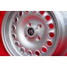 1 Felge Campagnolo 7x15 4x108 Alfa Romeo 105 Berlina Giulia Coupe Spider GTC silver