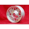 1 wheel Abarth 5x12 4x190 Fiat Autobianchi 500 Bianchina Nuova Cinquecento silver