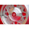 1 wheel Abarth 5x12 4x190 Fiat Autobianchi 500 Bianchina Nuova Cinquecento silver