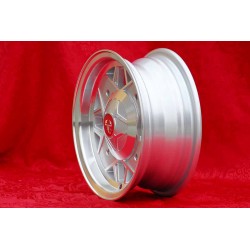 1 wheel Abarth 5x12 4x190 Fiat Autobianchi 500 Bianchina Nuova Cinquecento silver