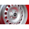 4 cerchi Campagnolo 7x15 4x108 Alfa Romeo 105 Berlina Giulia Coupe Spider GTC silver