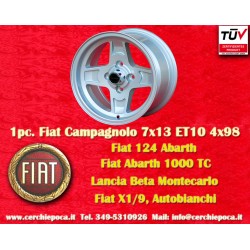 1 Felge Campagnolo 7x13 4x98 Fiat Lancia Autobianchi 124 Abarth Berlina Coupe Spider 125 127 128 131 X19 A112 Beta Monte