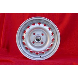 1 cerchio Campagnolo 6x14 4x108 Alfa Romeo Giulia 105 Berlina Coupe Spider GT GTA GTC silver