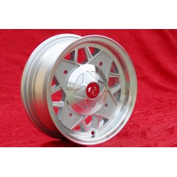 1 cerchio Abarth 5x12 4x190 Fiat Autobianchi 500 Bianchina Nuova Cinquecento silver