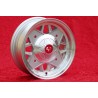 1 wheel Abarth 5x12 4x190 Fiat Autobianchi 500 Bianchina Nuova Cinquecento silver