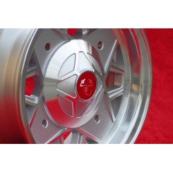 1 wheel Abarth 5x12 4x190 Fiat Autobianchi 500 Bianchina Nuova Cinquecento silver