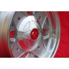 1 cerchio Abarth 5x12 4x190 Fiat Autobianchi 500 Bianchina Nuova Cinquecento silver