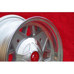 1 wheel Abarth 5x12 4x190 Fiat Autobianchi 500 Bianchina Nuova Cinquecento silver