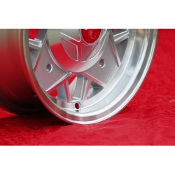 1 wheel Abarth 5x12 4x190 Fiat Autobianchi 500 Bianchina Nuova Cinquecento silver