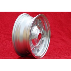 1 wheel Abarth 5x12 4x190 Fiat Autobianchi 500 Bianchina Nuova Cinquecento silver