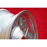 1 wheel Abarth 5x12 4x190 Fiat Autobianchi 500 Bianchina Nuova Cinquecento silver