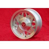 1 cerchio Abarth 5x12 4x190 Fiat Autobianchi 500 Bianchina Nuova Cinquecento silver