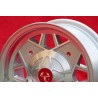 1 wheel Abarth 5x12 4x190 Fiat Autobianchi 500 Bianchina Nuova Cinquecento silver