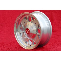 4 wheels Abarth 5x12 4x190 Fiat Autobianchi 500 Bianchina Nuova Cinquecento silver