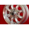 1 cerchio Minilite 5x12 4x98 Fiat 126 600 850 silver/diamond cut