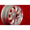 1 jante Minilite 5x12 4x98 Fiat 126 600 850 silver/diamond cut