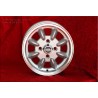 1 cerchio Minilite 5x12 4x98 Fiat 126 600 850 silver/diamond cut