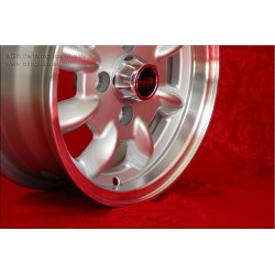 1 cerchio Minilite 5x12 4x98 Fiat 126 600 850 silver/diamond cut