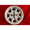 1 cerchio Minilite 5x12 4x98 Fiat 126 600 850 silver/diamond cut