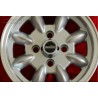 1 cerchio Minilite 5x12 4x98 Fiat 126 600 850 silver/diamond cut