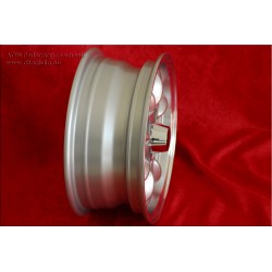 1 Felge Minilite 5x12 4x98 Fiat 126 600 850 silver/diamond cut