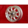 4 cerchi Minilite 5x12 4x98 Fiat 126 600 850 silver/diamond cut