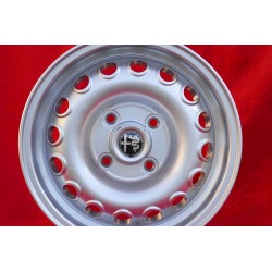 1 cerchio Campagnolo 6x14 4x108 Alfa Romeo Giulia 105 Berlina Coupe Spider GT GTA GTC silver