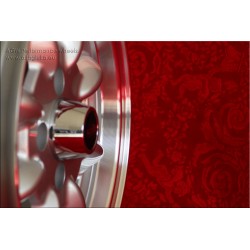 4 cerchi Minilite 5x12 4x98 Fiat 126 600 850 silver/diamond cut