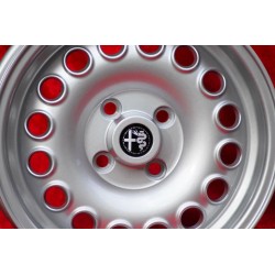 1 wheel Campagnolo 7x15 4x108 Alfa Romeo 105 Coupe Spider GT GTA GTC Montreal silver