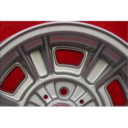 1 wheel Cromodora CD66 8x13 4x98 Fiat 124 Abarth Spider Coupe silver